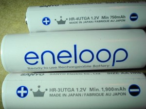 Eneloop rechargeable batteries