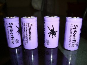 spiderfire lithium batteries