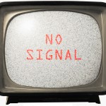 NO SIGNAL TV noise