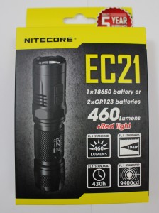 Nitecore EC21 box