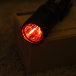 Red LED on Nitecore's EC21