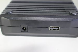 AC port and USB port