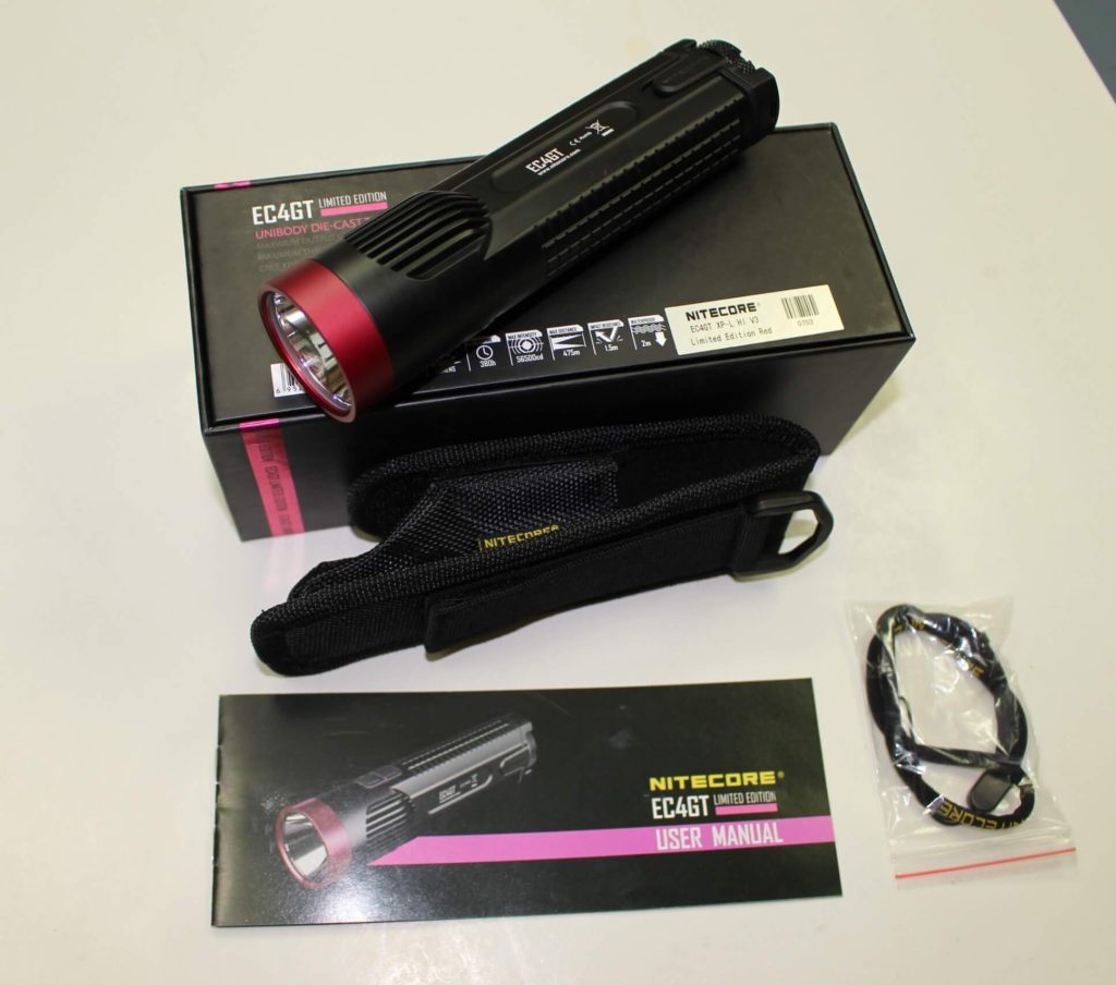 Nitecore EC4GT Package