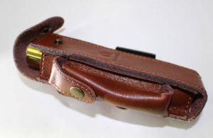Leather belt holster