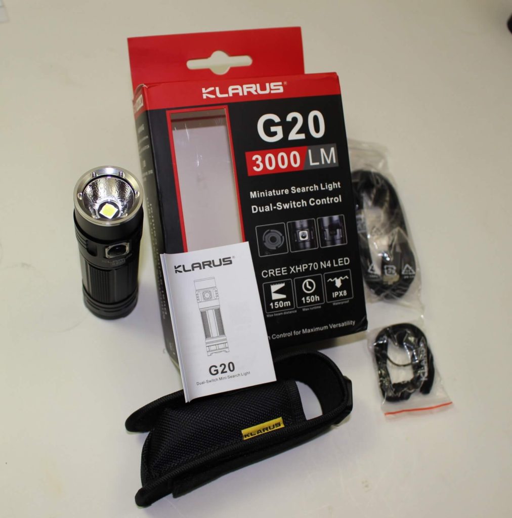 Klarus G20 package