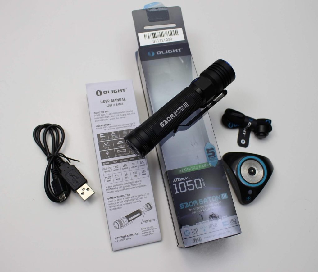 Olight S30R package