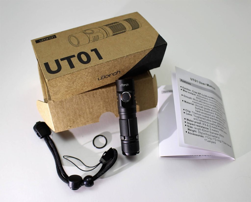 Utorch UT01 package