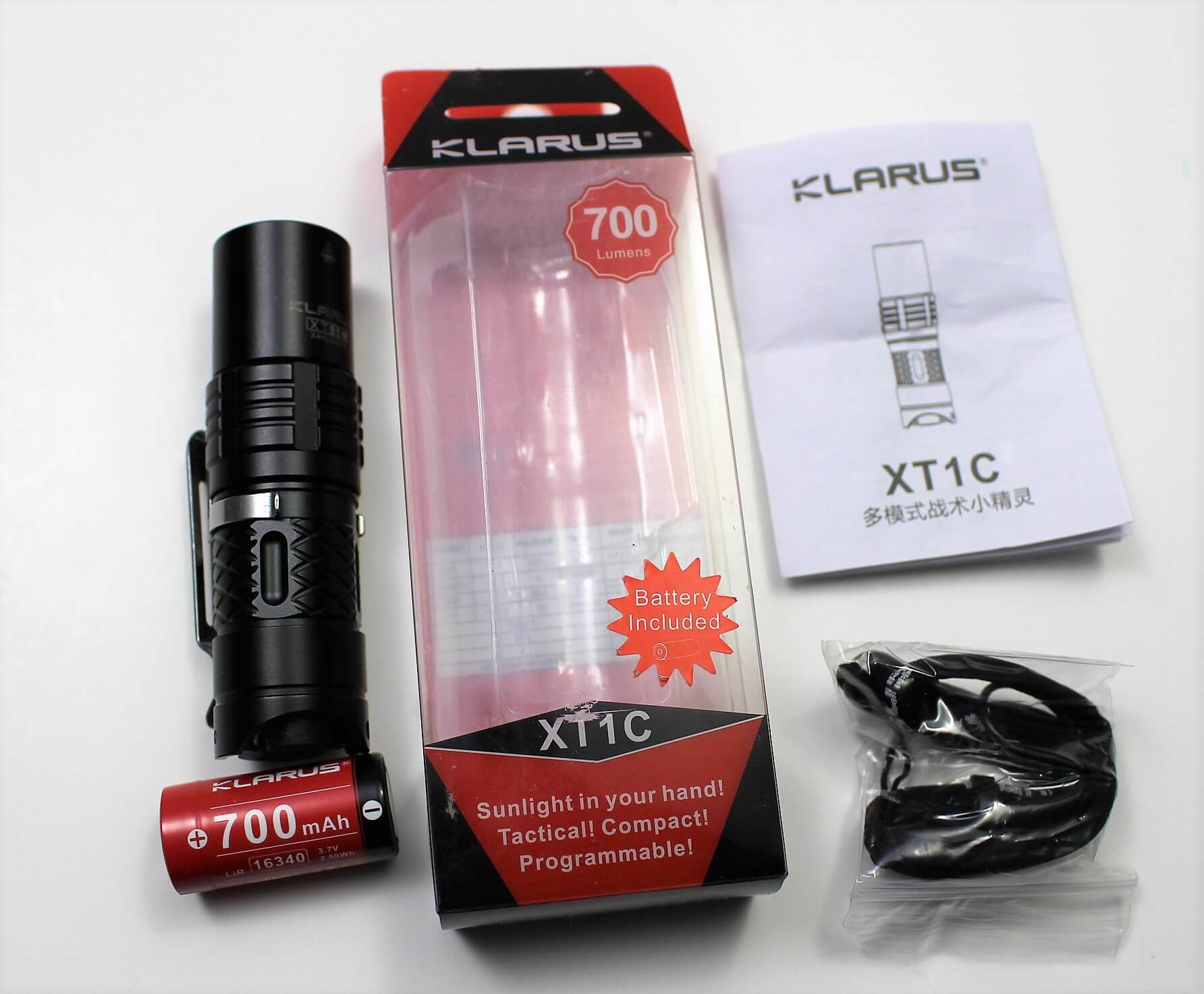 Klarus XT1C Programmable Flashlight Review