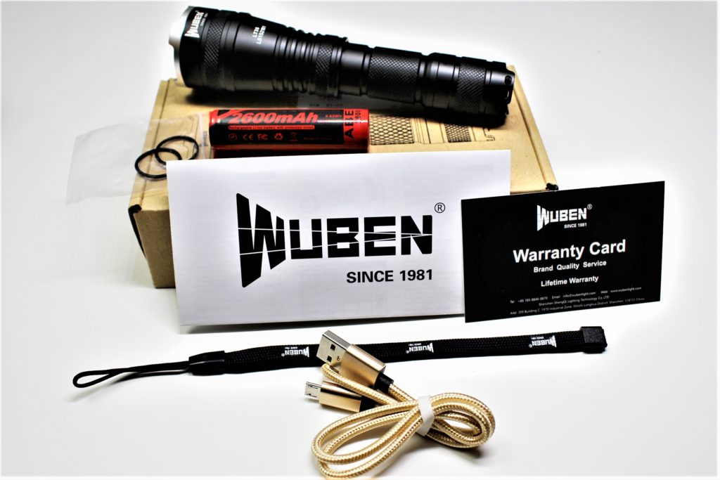 Wuben LT35 package kit