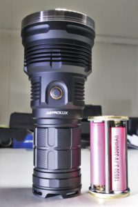 Astrolux MF02 with battery cage
