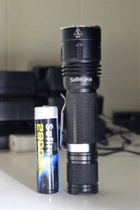 Sofirn SF36 and 18650 battery
