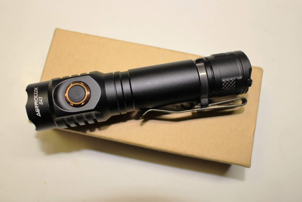 Astrolux S43 flashlight