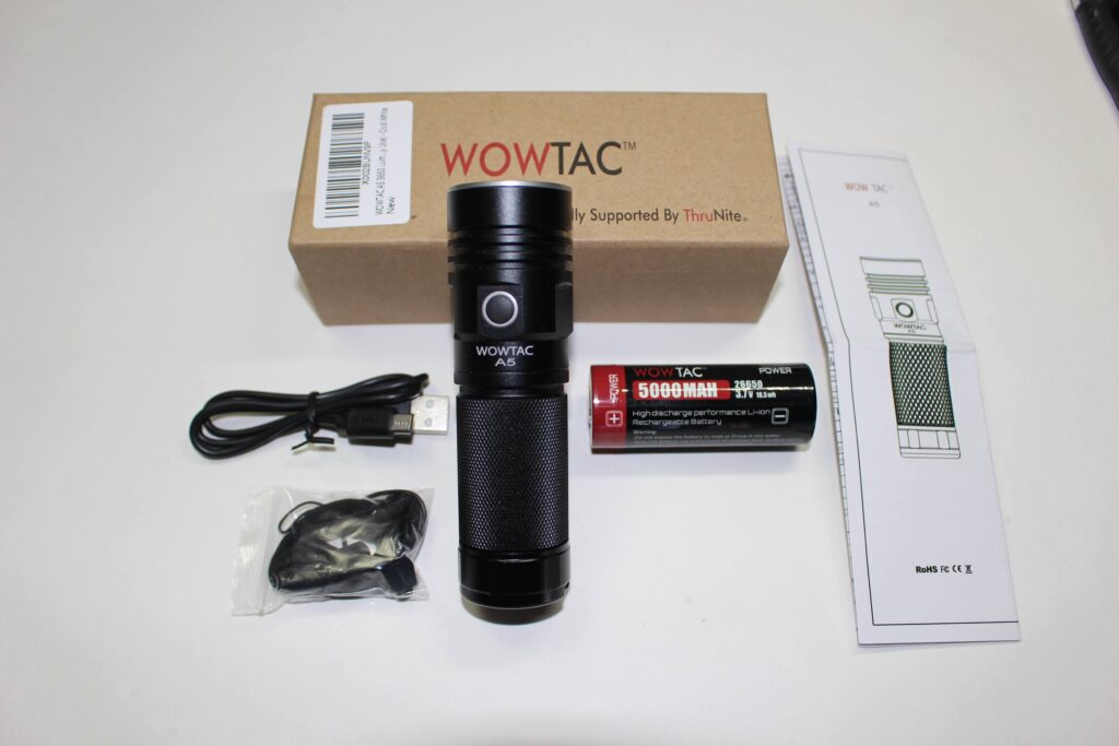 WOWTAC A5 packaging