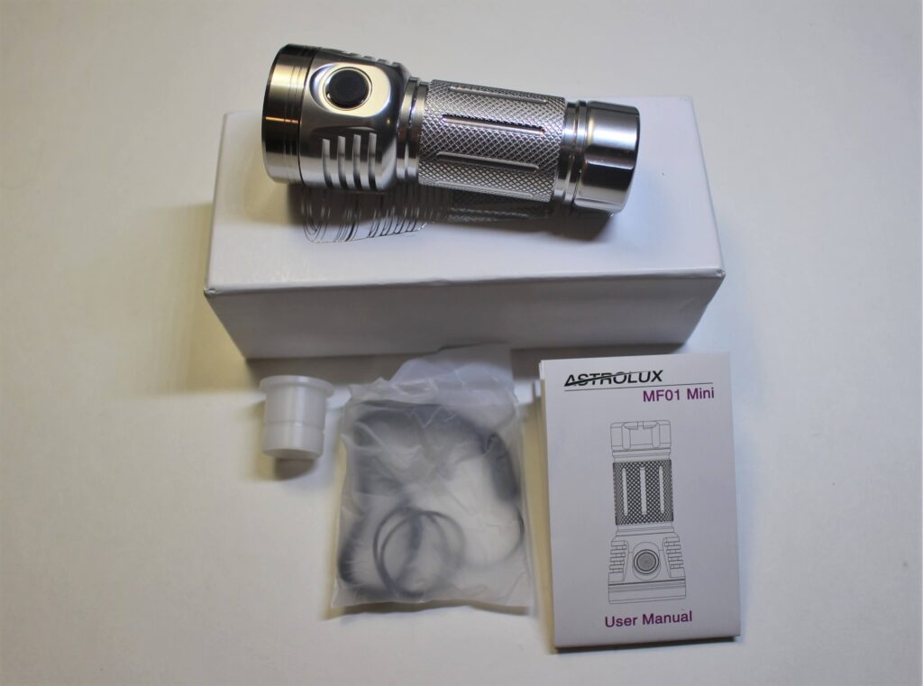 Astrolux MF01 Mini - Rechargeable LED Flashlight Review -