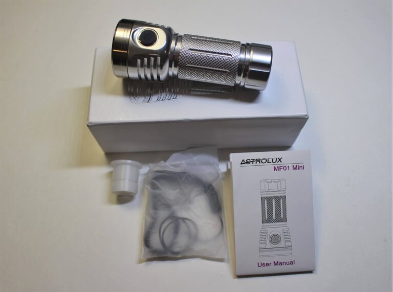 Astrolux MF01 Mini - Rechargeable LED Flashlight Review