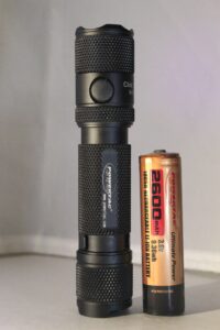 Powertac M5 & 18650 battery