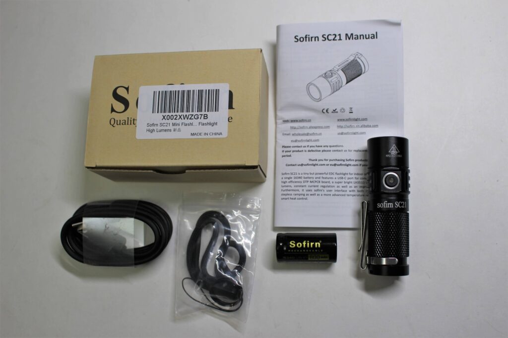 Sofirn SC21 package