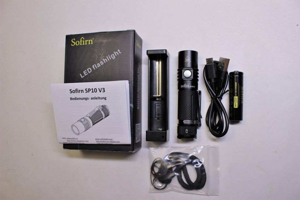 Sofirn SP10 V3 package