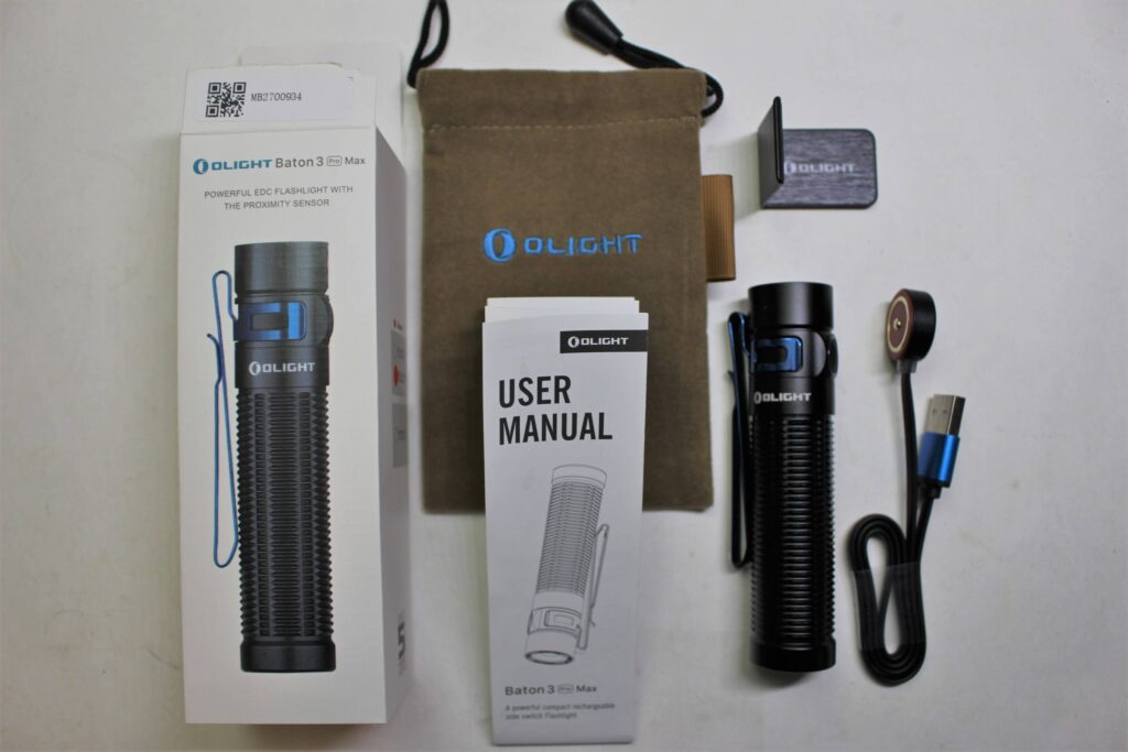 Olight Baton 3 Pro Max package contents